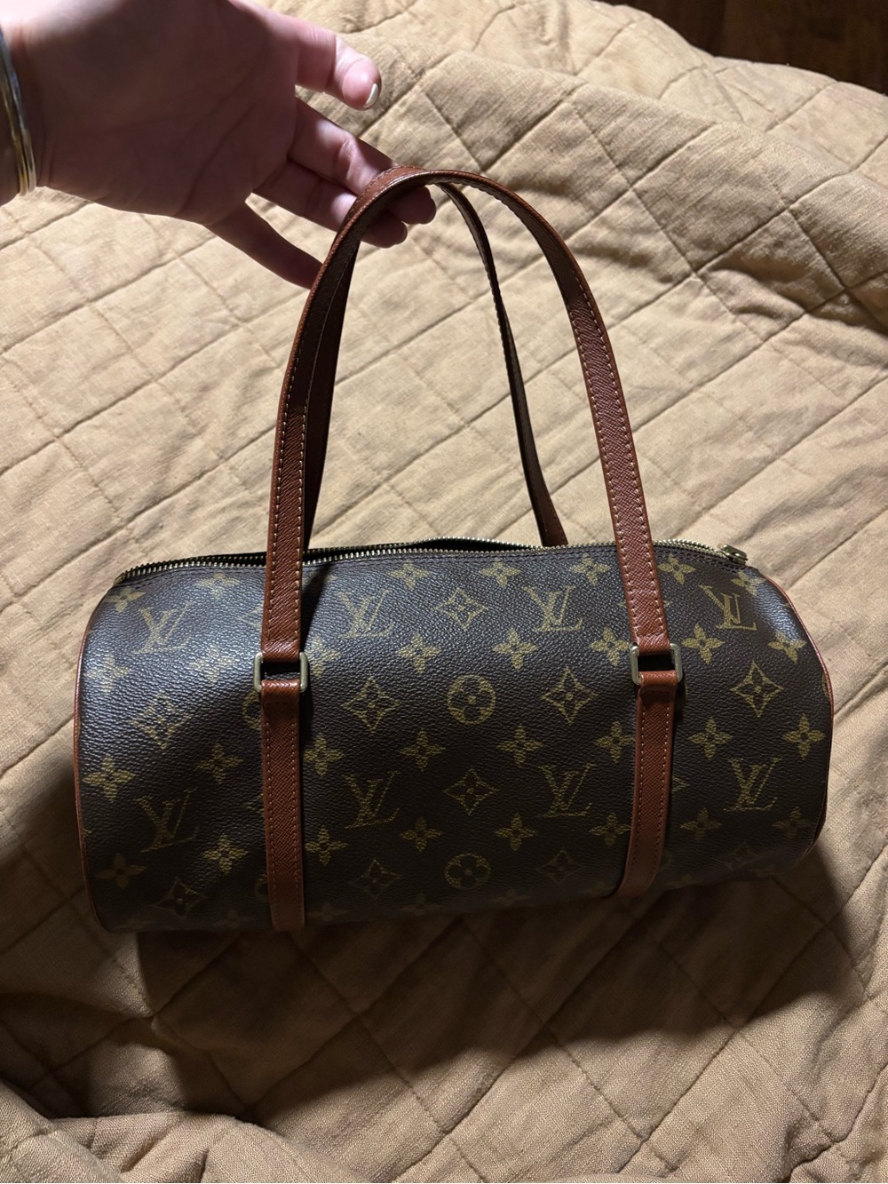 Louis Vuitton Brown Monogram Canvas Papillon 30 Shoulder Bag